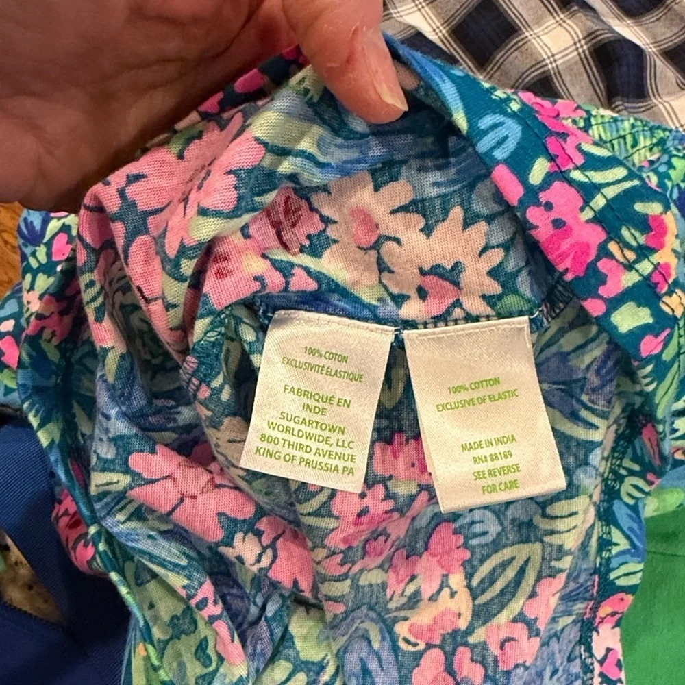 Lilly Pulitzer Girls Mylah Mini Dress x- large (12-14) NWT in multi tiny garden